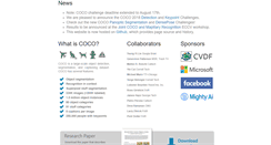 Desktop Screenshot of mscoco.org