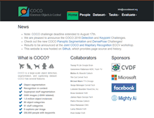 Tablet Screenshot of mscoco.org